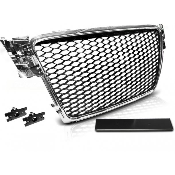 Grill AUDI A4 B8 08-11 CHROME RS-STYLE
