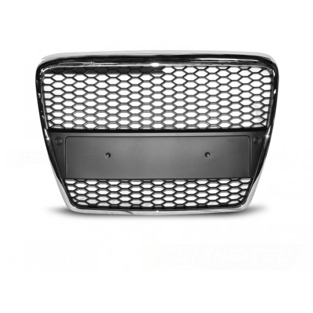 Grill AUDI A6 (C6) RS-TYPE 04.04-08 CHROME