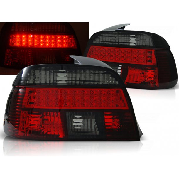Baklykter BMW E39 09.95-08.00 RED SMOKE LED 