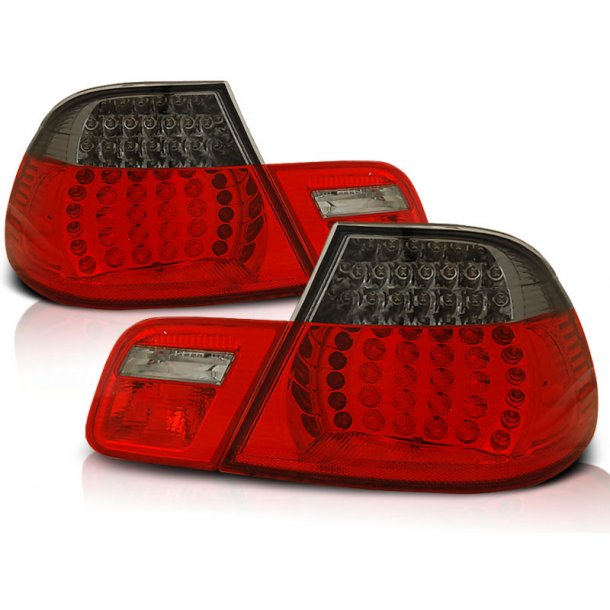 Baklykter BMW E46 04.99-03.03 COUPE RED SMOKE LED